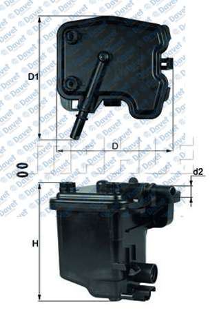 FILTRON PS974/1 Yakit Filtresi Berlingo-C3-C4-C5-Xsara Picasso-P206-P207-P307-C5 Ii-C5 Iii-Partner Tepe-Berlingo Ii